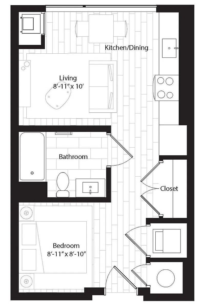 Floor plan S1 OA
