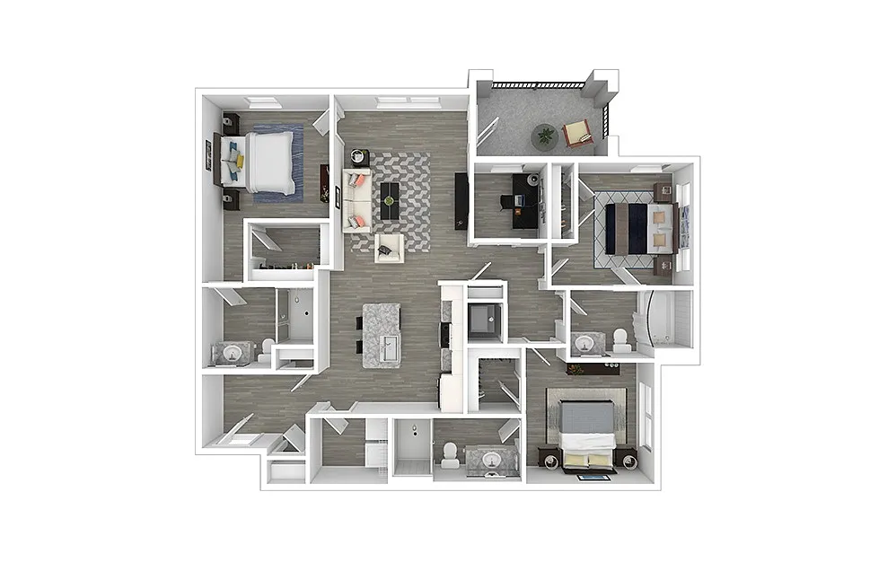 Floor plan Wedge