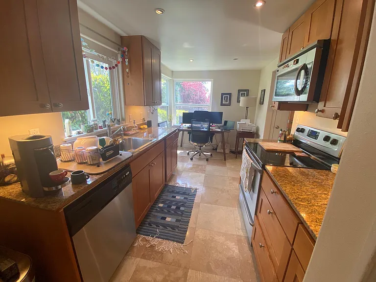 Kitchen and dining area