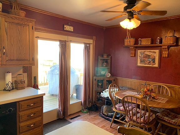 Dining area back door