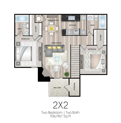 Floor plan 2-2CU