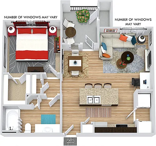Floor plan Blanco