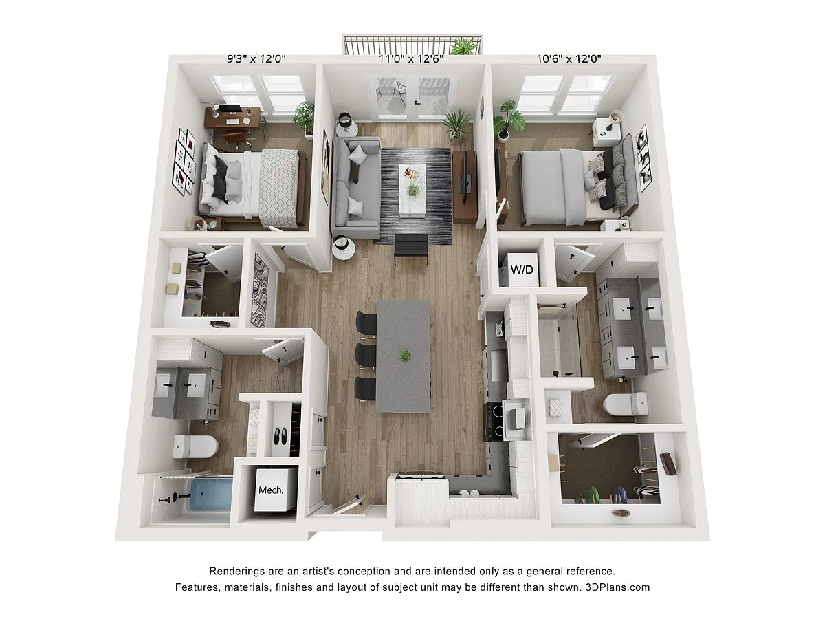 Floor plan B1