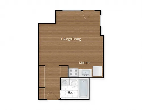 Floor plan Studio