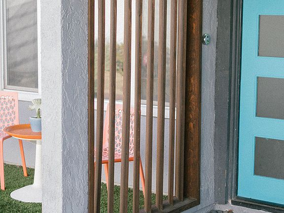 simi privacy screen from the street to the back yard