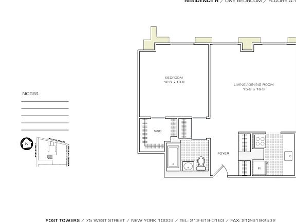 2nd image of 75 West St APT 14H