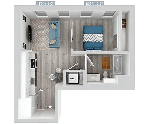Floor plan A1-566SF