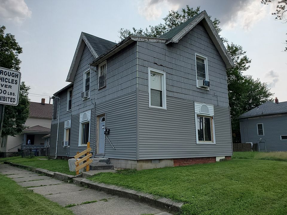 On Corner of South and Thayer across from park and senior center and by new Dollar Store!