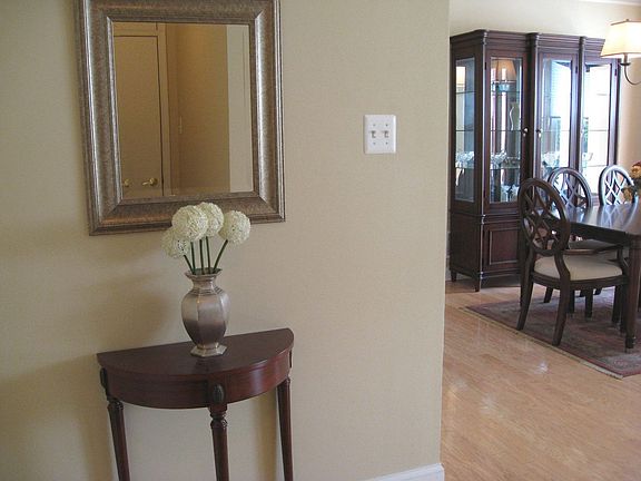 Foyer with hardwood flrs
