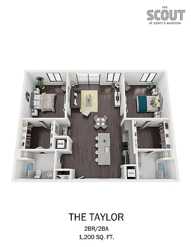 Floor plan The Taylor