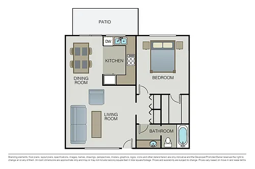 Floor plan Plan 1A