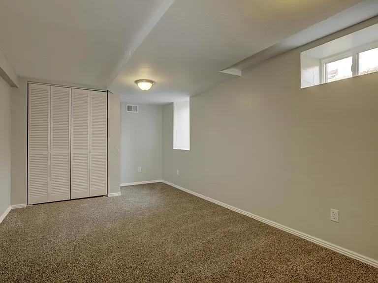 3rd large bedroom in basement