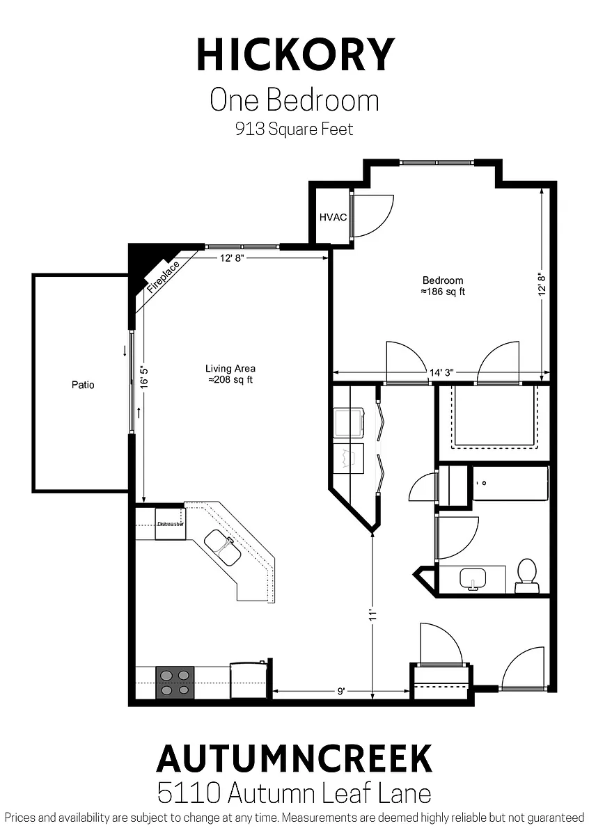 Floor plan Hickory