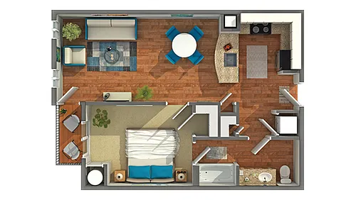 Floor plan Monroe