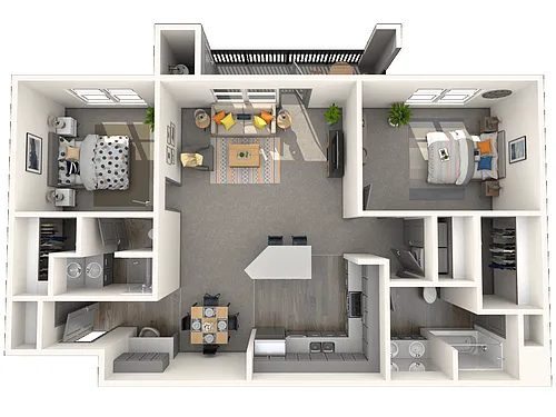 Floor plan Bordeaux B
