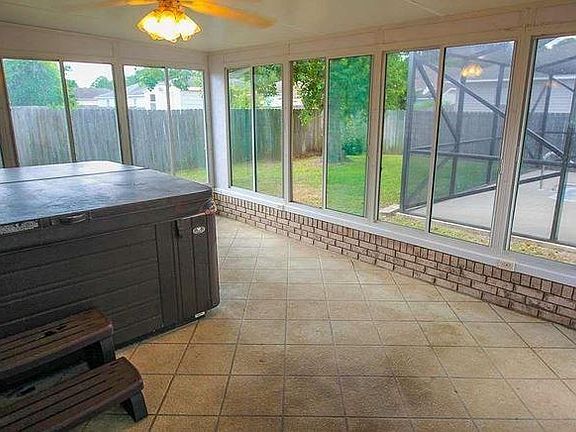 Florida Room with Hot Tub