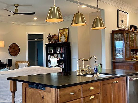 New island soapstone counter