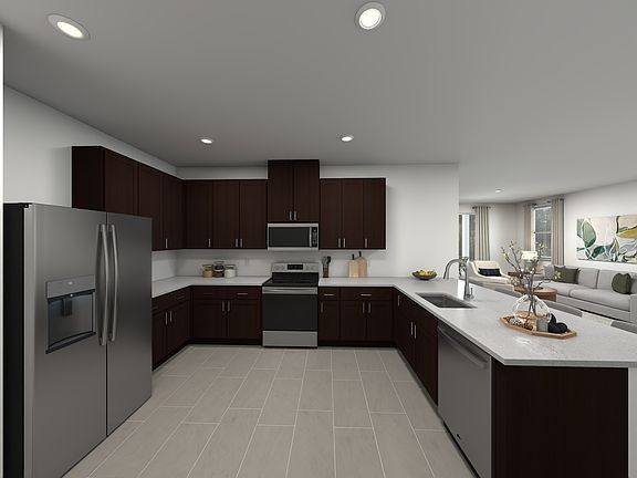 Kitchen in the Sawyer floorplan