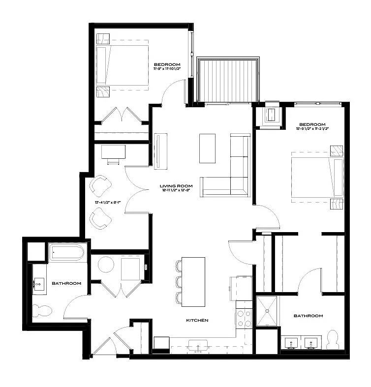 Floor plan D1