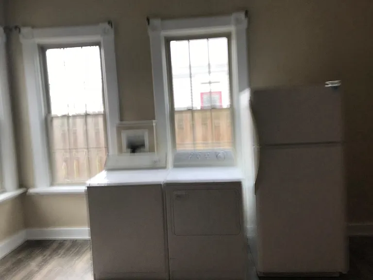 Refrigerator, washer and dryer