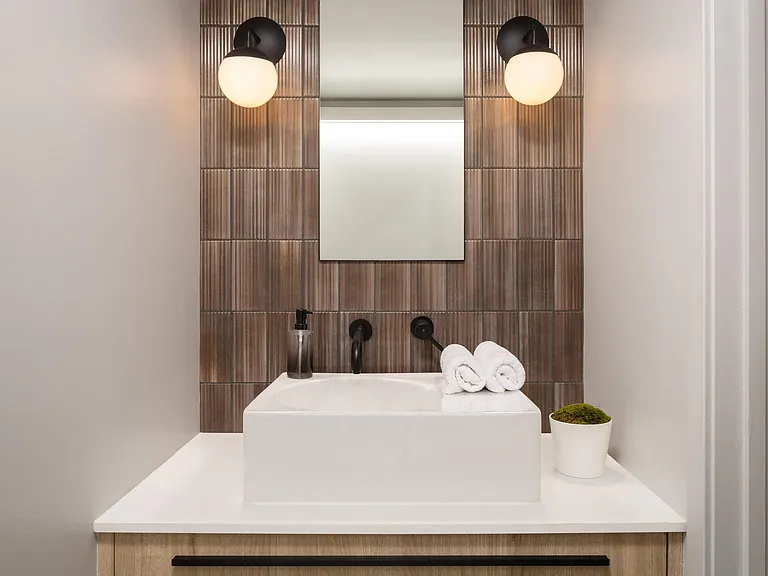 Powder Rooms In Select Residences