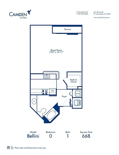 Floor plan Bellini