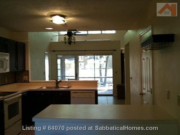 View from Breakfast Nook Through Kitchen Into Dinaing Area