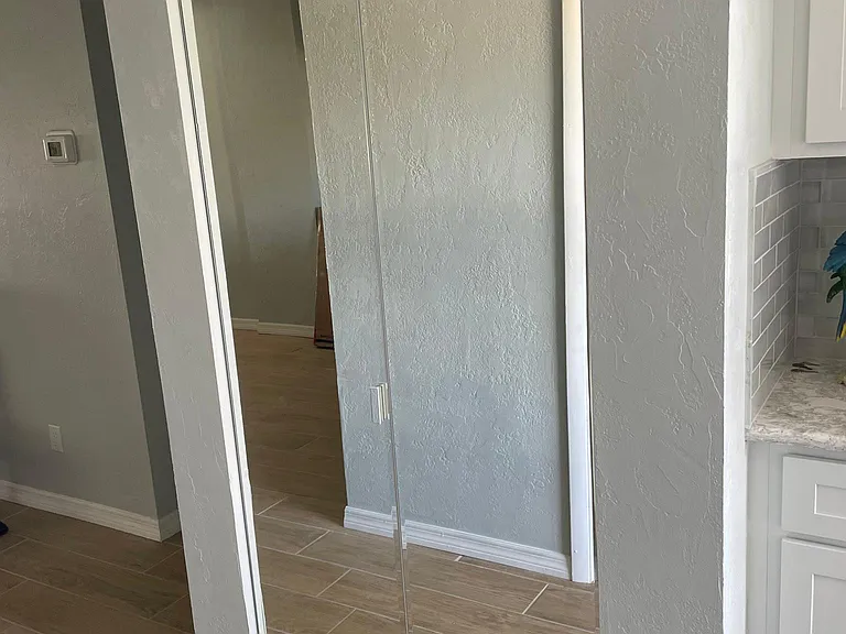 Pantry/Entry closet when door is closed