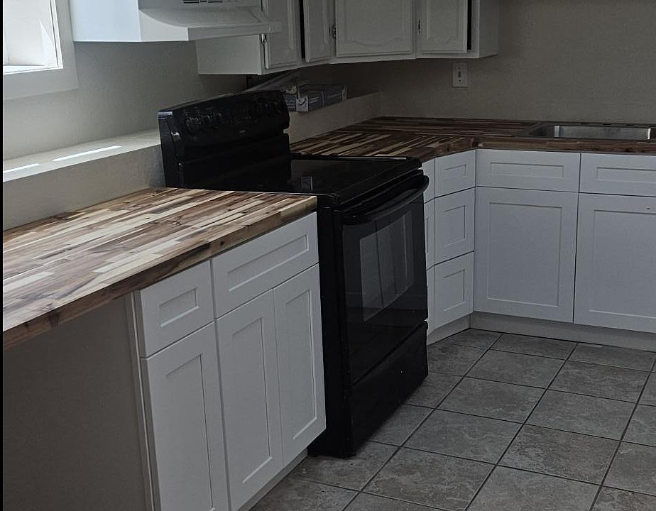 new cabinets and counter top