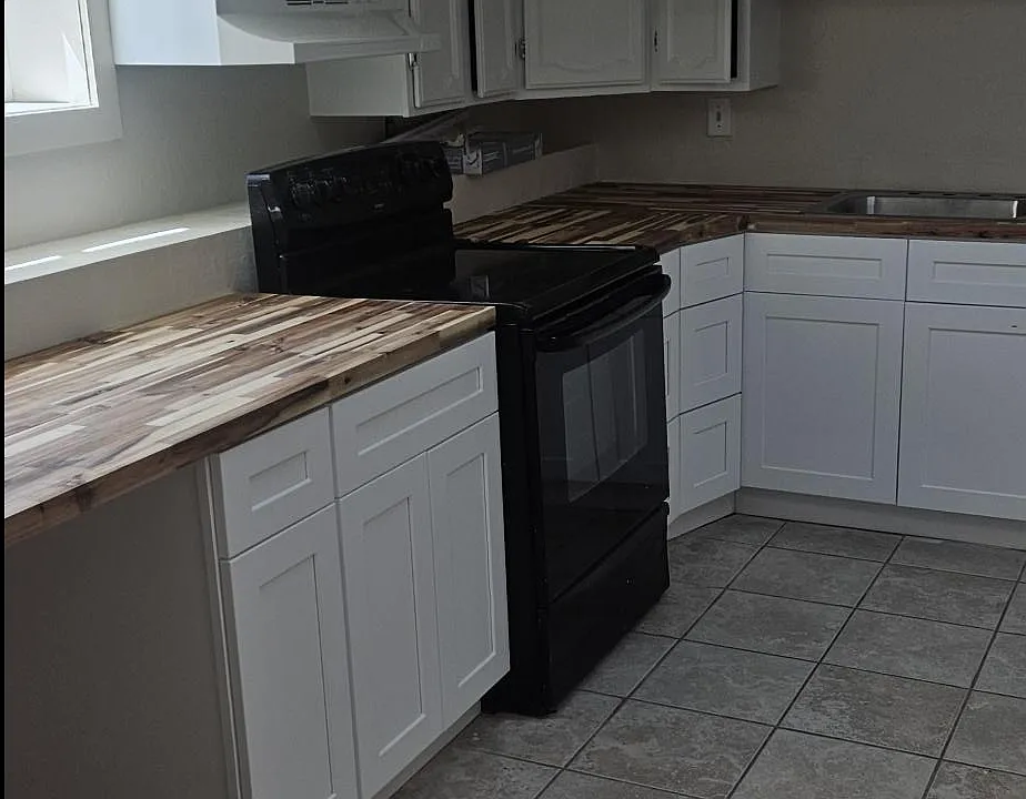 new cabinets and counter top