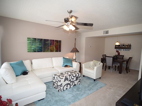 Living Room Showing Dining Room