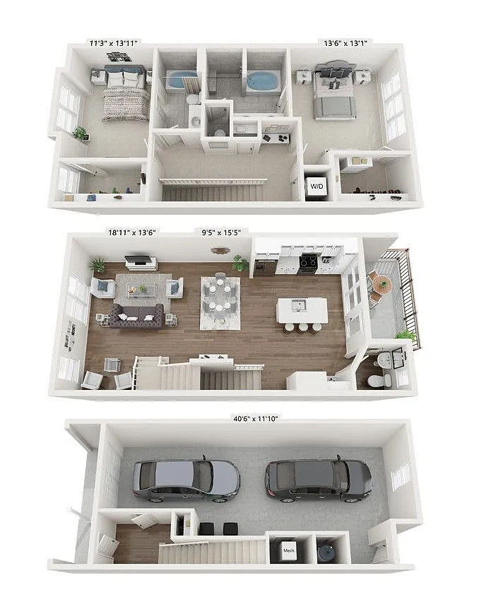Floor plan B2.1 Adirondack