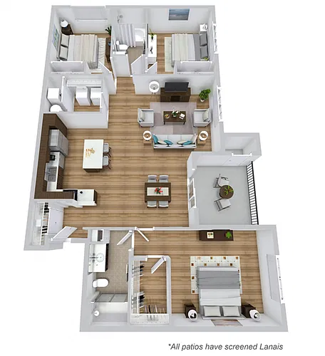 Floor plan Beach House | Lakes