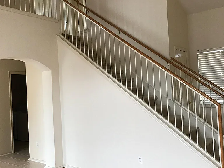 main living view 2, looking at stair