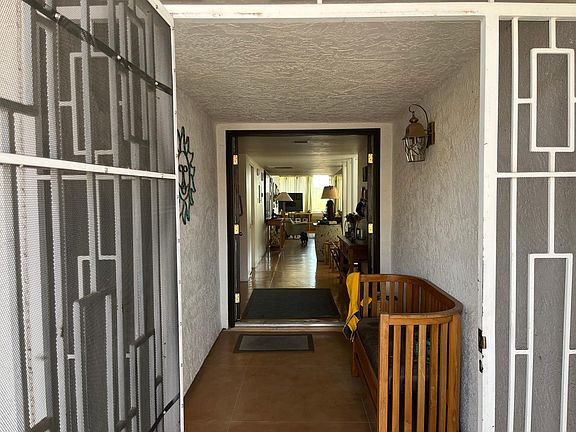 view into house from entrance