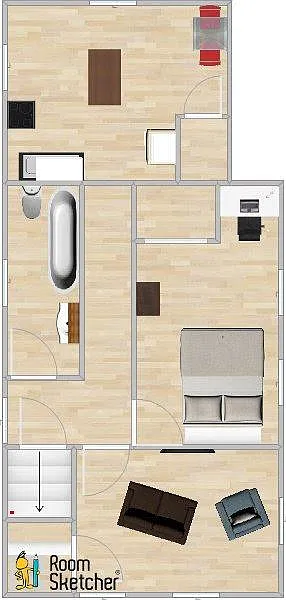 1 bed, 743 sqft, $1,600 — Photo 3