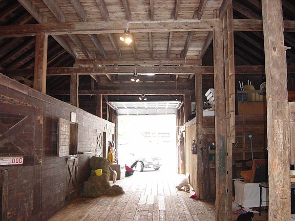 Barn interior