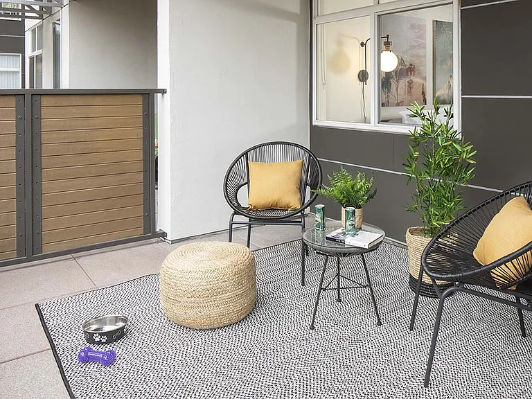 Private Apartment Patio/Balcony