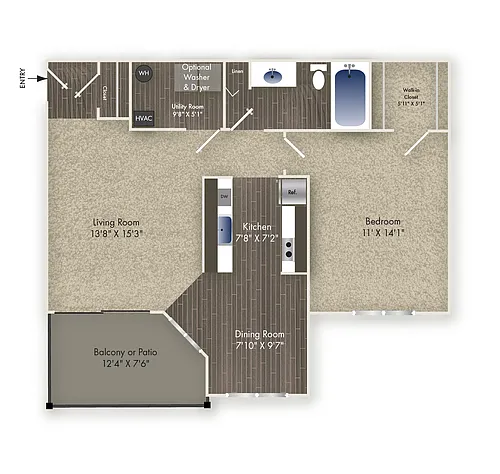 Floor plan Rosewood