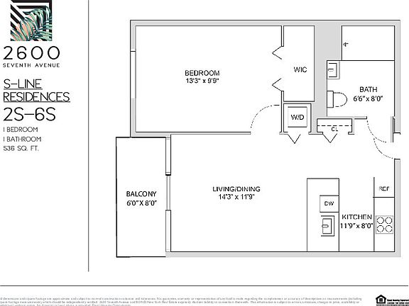 2nd image of 2600 Adam Clayton Powell Jr Blvd APT 3S
