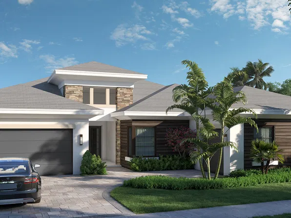 Cozumel Contemporary Estate Home Plan, Coral Isles at Avenir