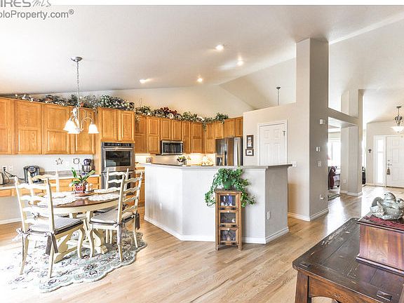 Open concept kitchen.