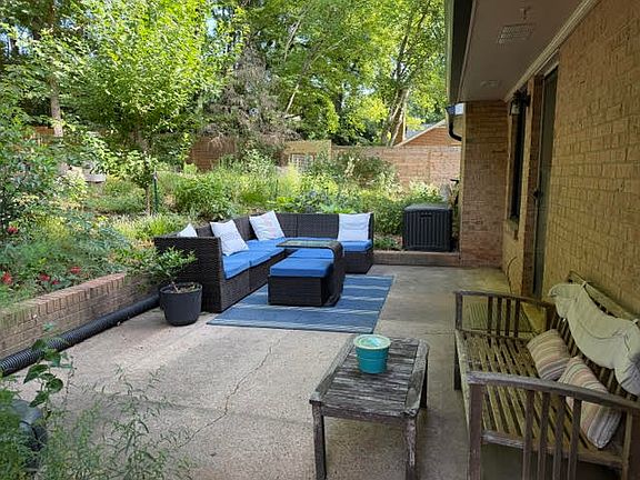 Back yard patio. Plenty of room for cooking out and entertaining.