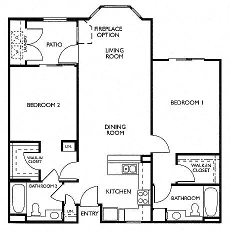 Floor plan D1 Willow