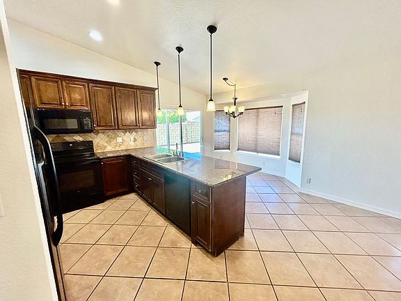 Kitchen and dining area