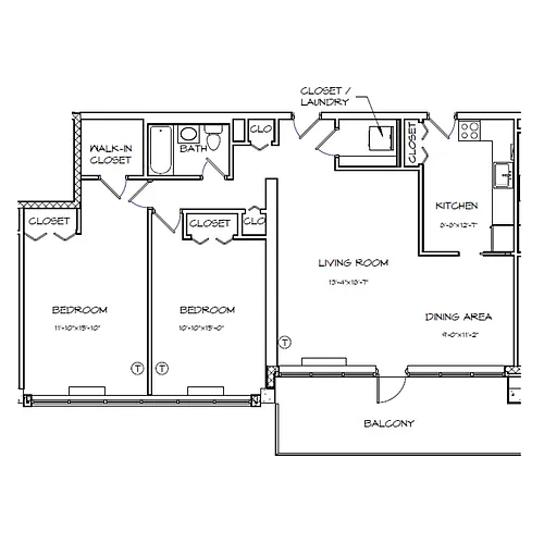 Floor plan B1