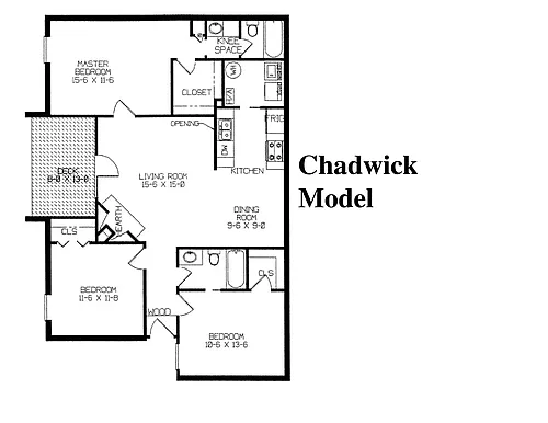 Floor plan Chadwick