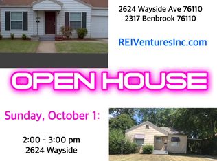 2317 Benbrook Dr, Fort Worth, TX 76110