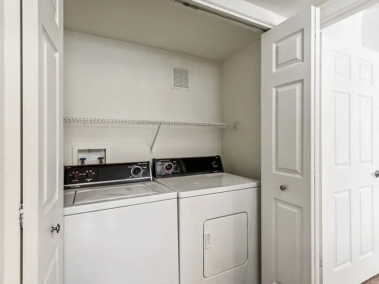Full-size washer and dryer