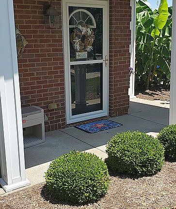 Front of condo